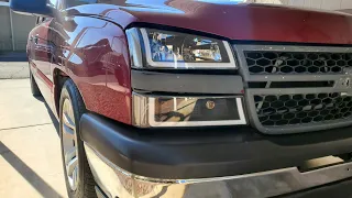 03-06 Chevy Silverado Crew Cab NEW LED U Bar Headlight Install! By YITA MOTOR