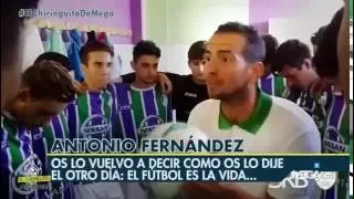 La arenga más emotiva de Antonio Fernández, el entrenador del juvenil del San Roque