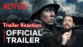 All Quiet on the Western Front | Official Trailer Reaction