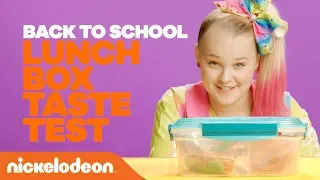 What's in Nick's Lunch Box? 🎒 Back to School Taste Test ft. JoJo, Jordyn Jones & More @ VidCon 2018