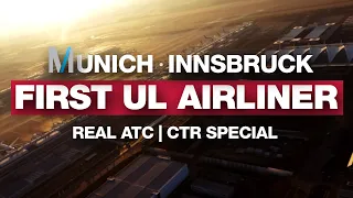 Erster UL Airliner | Flug von München nach Innsbruck | REAL ATC | Zugspitze