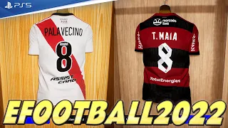 eFootball 2022 | River Plate vs Flamengo Gameplay 4K | Next Gen on PS5