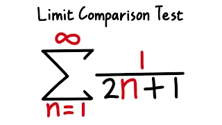 Limit Comparison Test, Series of 1/(2n+1), calculus 2 tutorial