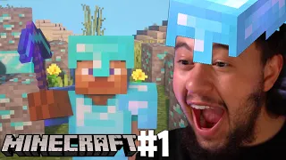 FIRST DAY HERE, AND IM RICH | Minecraft #1