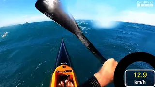 Epic V12 Gen 3 downwind sample on the Woodies Run at 27 knots