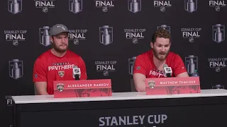 Sasha Barkov & Matthew Tkachuk, Florida Panthers: 2023 Stanley Cup Final, Game 1 Pregame