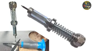 How to make automatic center punch - Diy tools