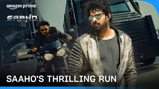 Saaho's grand escape! | Prabhas, Shraddha Kapoor, Murli Sharma | Prime Video India