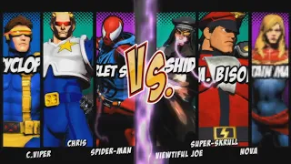 UMVC3 - MODS SETS #1! (CAPTAIN COMMANDO/CYCLOPS/SCARLET SPIDER VS BISON/RASHID/CAPTAIN MARVEL)