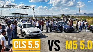 Mercedes CLS 5.5 vs BMW M5 5.0