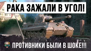 РАКА ЗАЖАЛИ В УГОЛ! ПРОТИВНИКИ БЫЛИ ШОКЕ ОТ НЕГО!  РЕДКИЙ БОЙ WORLD OF TANKS!!!