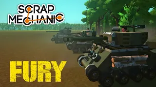 FURY - Battle with Tiger - Scrap Mechanic Movie