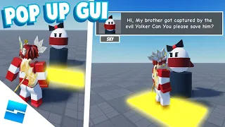 How to Make a GUI APPEAR When a Part is Touched | Roblox Studio