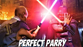 DESTROYING DARTH VADER ● [ NO DAMAGE, ULTRA AGRESSIVE, PERFECT PARRY, 4K60ᶠᵖˢ UHD ] - Jedi: Survivor