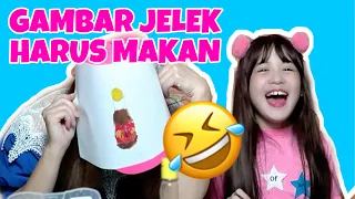 YANG GAMBARNYA JELEK HARUS MAKAN ! KOCAK LUCU Bikin NGAKAK! DRAMA TANTANGAN