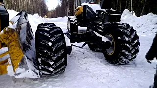 Харвестер Ponsse ERGO сломался  ремонт в полевых условиях харвестера Ponsse ERGO