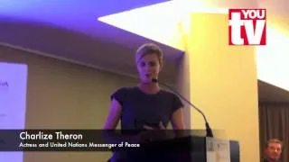 Charlize Theron in South Africa - and she speaks Afrikaans!