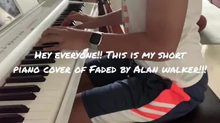 Alan Walker - Faded (Short Piano Cover by John Cedric Cayanan)