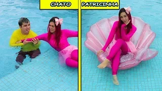 TIPOS DE CRIANÇAS NA PISCINA 10| Família Maloucos