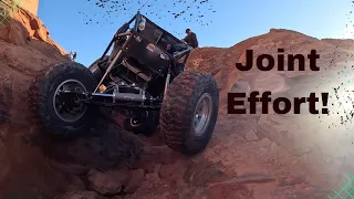 Joint Effort and the Chute Sand Hollow Utah! #4x4 #4x4offroad #rockcrawling