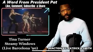 Tina Turner - Steamy Windows - (Live Barcelona '90) -REACTION VIDEO