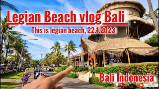 Legian beach Bali, let’s come along and walking walking to Legian #legianbeach #balivlog #baliupdate