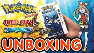 Pokemon Alpha Sapphire / Omega Ruby Dual Pack  (3DS) Unboxing !!