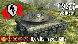 T92E1  |  8,0K Damage 5 Kills  |  WoT Blitz Replays