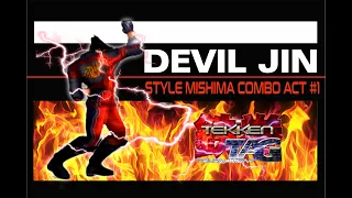 Tekken Tag Tournament- Devil Jin - Mishima Style Combo Act # 1 EWGF!!!