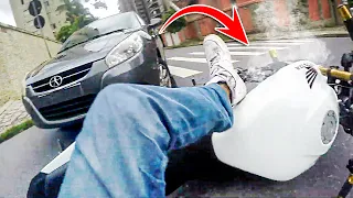 DRIVERS HATE BIKERS?! | UNBELIEVABLE, CRAZY & EPIC MOTORCYCLE MOMENTS | Ep. 127