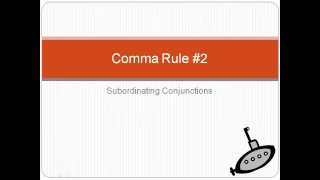 Commas with Subordinating Conjunctions and Intro Bits