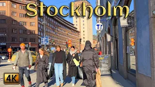 Sweden's Stockholm: 4K City Walk🇸🇪スウェーデンのストックホルム：4Kシティウォーク🇸🇪Estocolmo de Suecia: Paseo Urbano en 4K