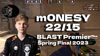 CSGO POV G2 m0NESY (22/15) vs Vitality (ANUBIS) @ BLAST Premier Spring Final 2023