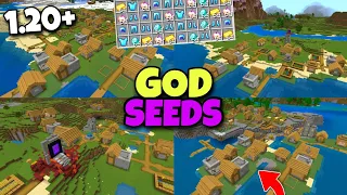 🔥TOP 3 GOD SEEDS For Minecraft Bedrock And Pocket Edition | Seed Minecraft 1.20 | Minecraft Seeds