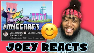 LDShadowLady - Ocean Bakery 🎂 | Ep. 22 | Minecraft Empires 1.17 | JOEY REACTS