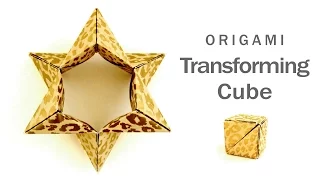 Origami Transforming Cube