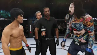 Bruce Lee vs. Rock Star (EA Sports UFC 3)