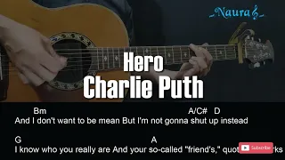 Charlie Puth - Hero Guitar Chords Lyrics