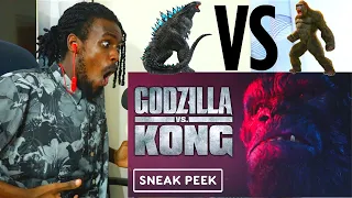 Godzilla vs. Kong - Exclusive Official Sneak Peek (2021) REACTION VIDEO!!!