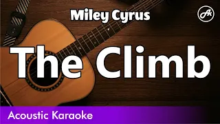 Miley Cyrus - The Climb (karaoke acoustic)