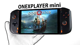 The Hardcore Gaming Handheld (2022) - ONEXPLAYER mini Unboxing (God of War PC Gameplay)