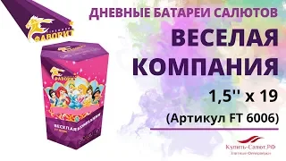 Дневной фейерверк ВЕСЕЛАЯ КОМПАНИЯ (1,5''х19) FT 6006