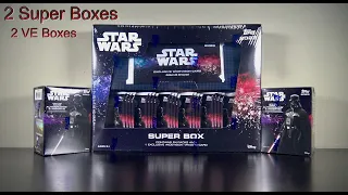 2023 TOPPS STAR WARS FLAGSHIP CARDS IN 4K | 2 SUPER BOX BREAK | 2 VALUE EDITION BREAK | GREAT PULLS!