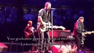 Bruce Springsteen - Thunder Road lyrics & Sub ITA Best Audio 2016