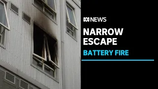 Melbourne students narrowly escape fire after lithium-ion battery explodes | ABC News