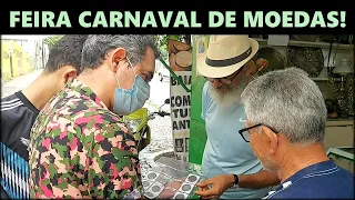 Feira no Carnaval: Feira de Moedas e Peças Antigas no Baiano! #feira #antigos #antiguidades