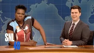 Weekend Update: Leslie Jones on Crazy Bitches - SNL