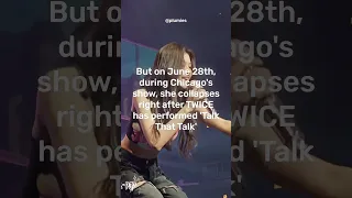 SANA COLLAPSE DURING TWICE CHICAGO'S SHOW