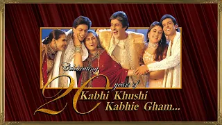 Happy #20YearsOfK3G, from us to you | Karan Johar | Amitabh, Jaya, Shahrukh, Kajol, Hrithik, Kareena