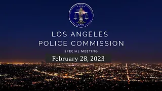 Police Commission Meeting, February 28, 2023